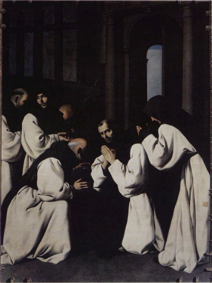 Adiós del Padre Juan de Carrión - Francisco de Zurbarán