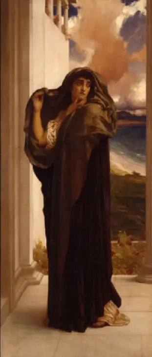 Adieu! - Frederic Leighton image 1 copie peinte à la main à l’huile