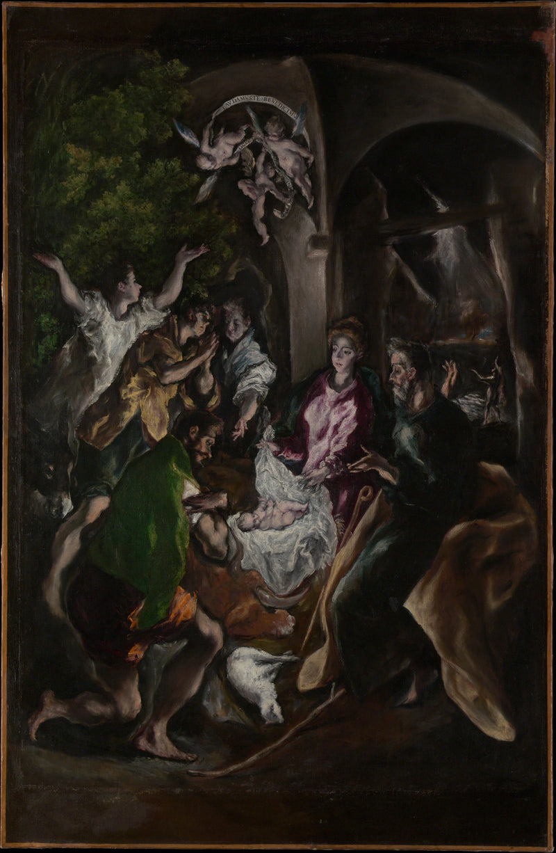 L'Adoration des bergers - El Greco (Domenikos Theotokopoulos)