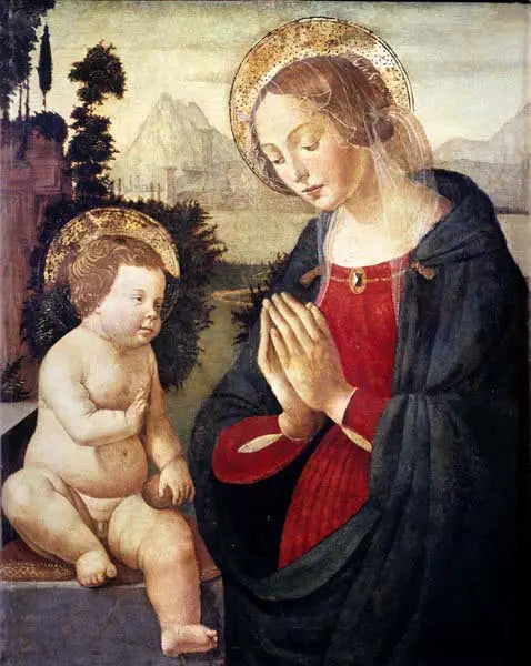 Adoración del Niño. - Domenico Ghirlandaio