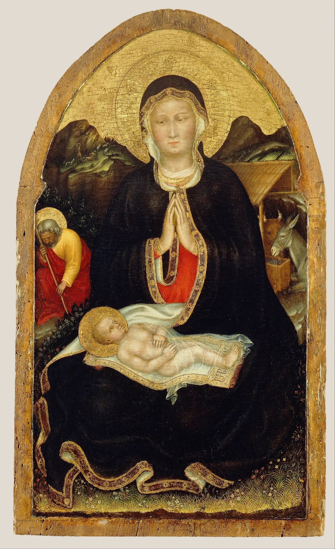 Adoración del Niño - Gentile da Fabriano
