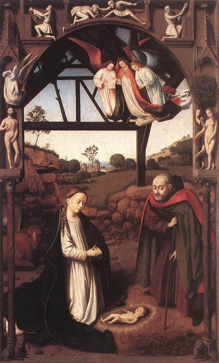 Adoración del Niño Jesús - Petrus Christus
