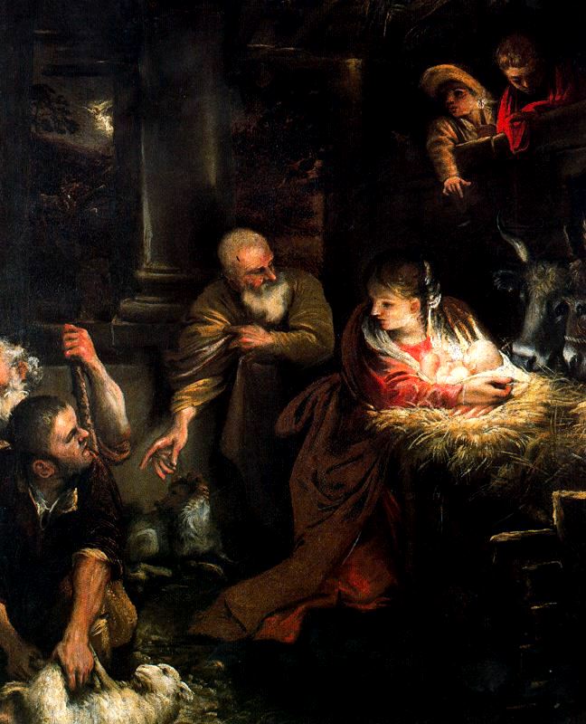 Adoración de los pastores - Annibale Carracci