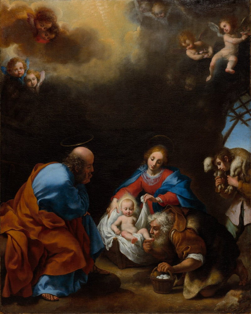 Adoración de los pastores - Carlo Dolci