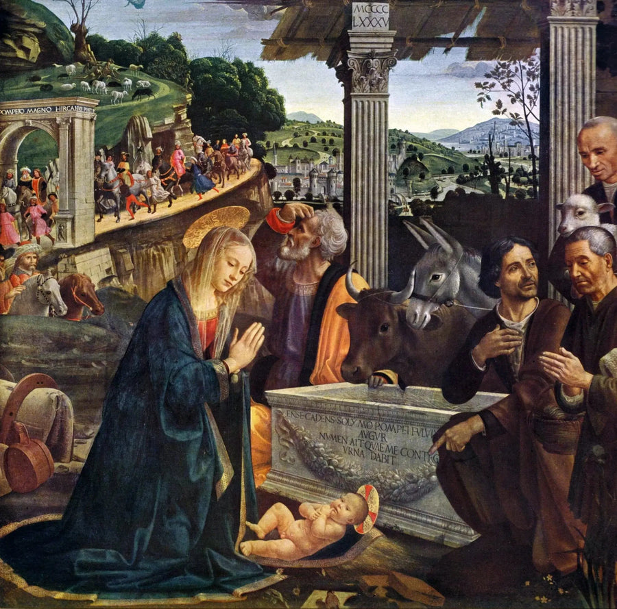 Adoración de los pastores - Domenico Ghirlandaio