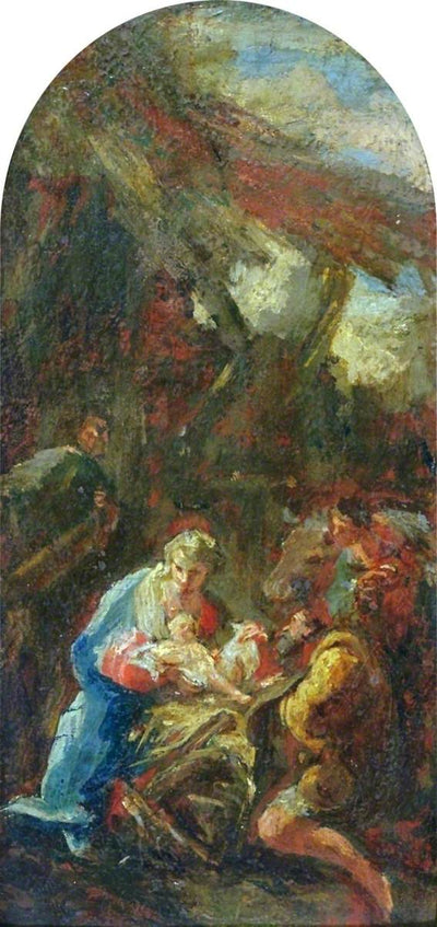 Adoration des bergers - Giovanni Battista Pittoni - Alpha Reproduction