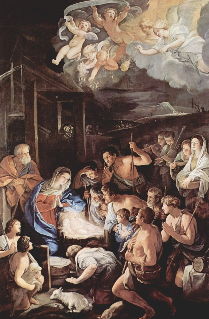 Adoración de los pastores - Guido Reni