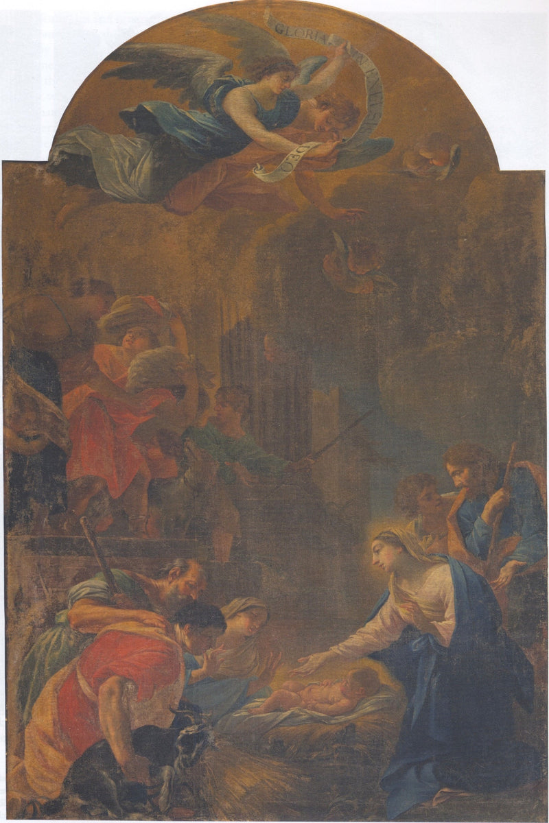 Adoración de los pastores - Simon Vouet
