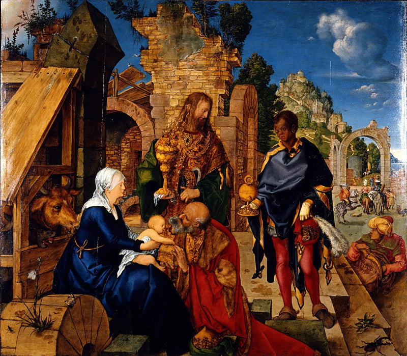 Adoración de los magos - Albrecht Dürer