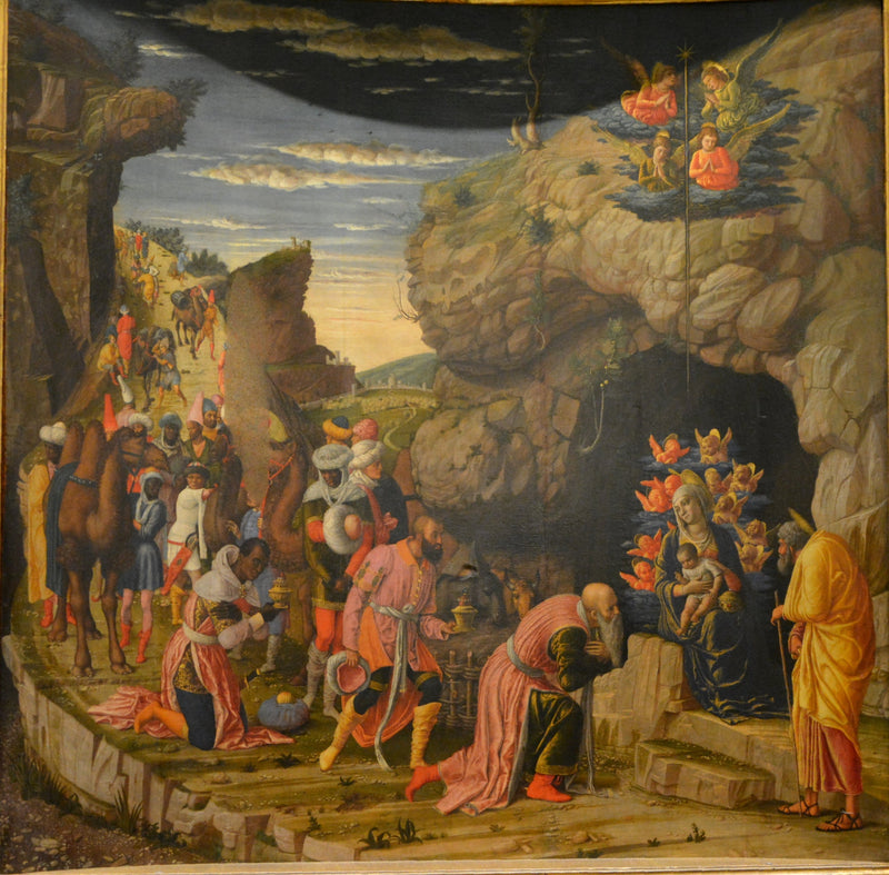 Adoración de los Reyes Magos - Andrea Mantegna