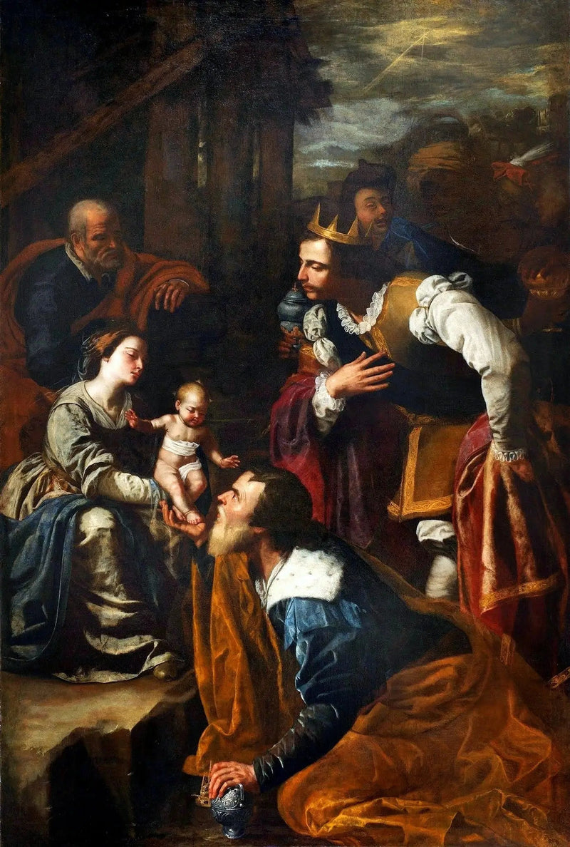 Adoración de los Reyes Magos - Artemisia Gentileschi