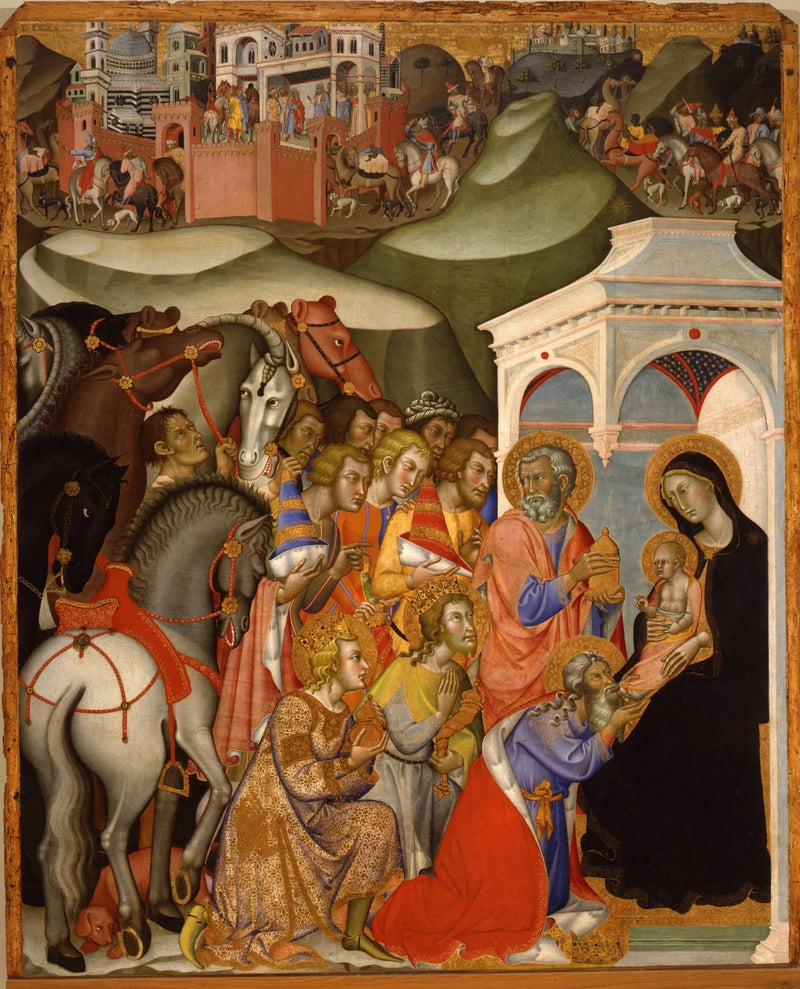 Adoración de los Reyes Magos - Bartolo di Fredi
