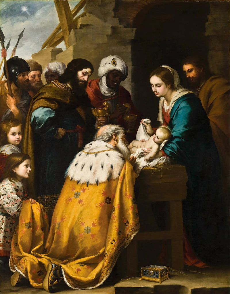 Adoración de los Reyes Magos - Bartolomé Esteban Murillo