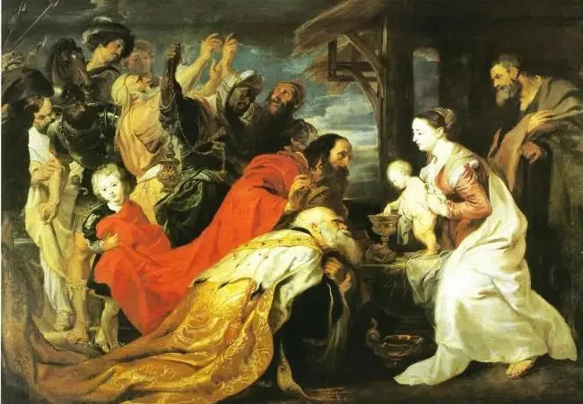 Adoración de los Reyes Magos - Peter Paul Rubens