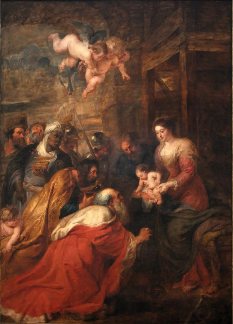 Adoración de los Reyes Magos - Peter Paul Rubens