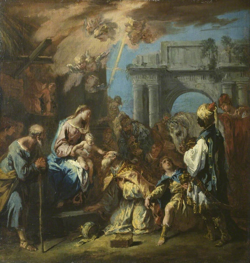 Adoración de los Reyes Magos - Sebastiano Ricci