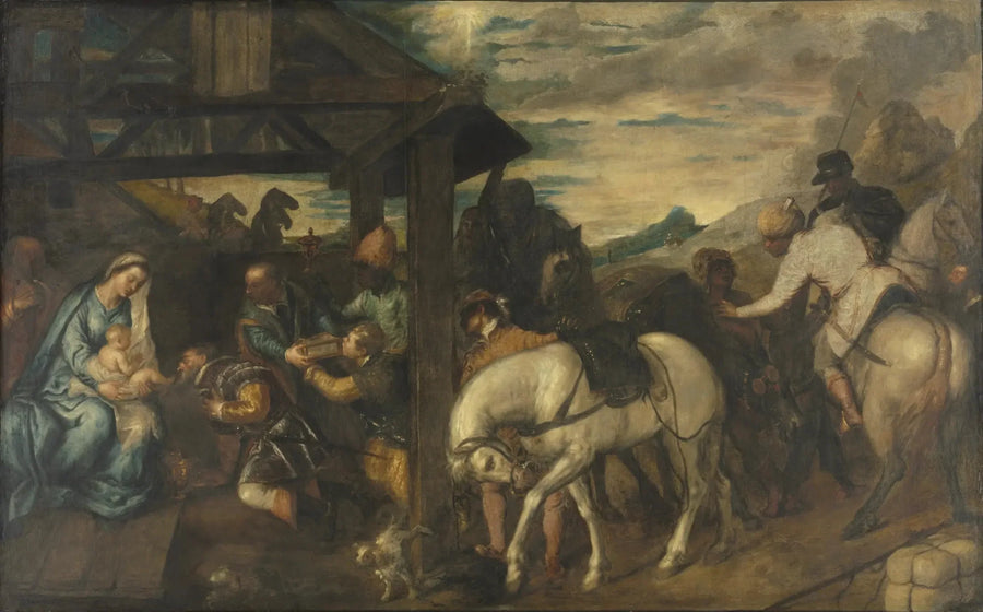 Adoración de los Reyes Magos - Titian