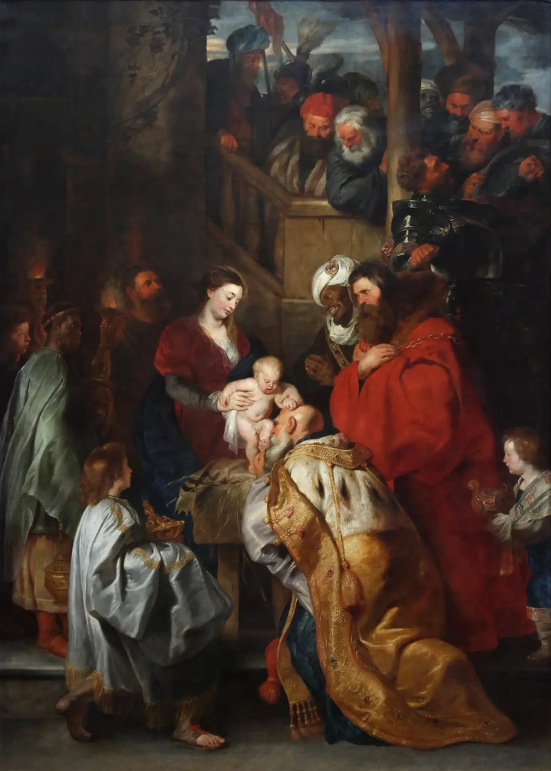 Adoración de los Reyes Magos - Peter Paul Rubens