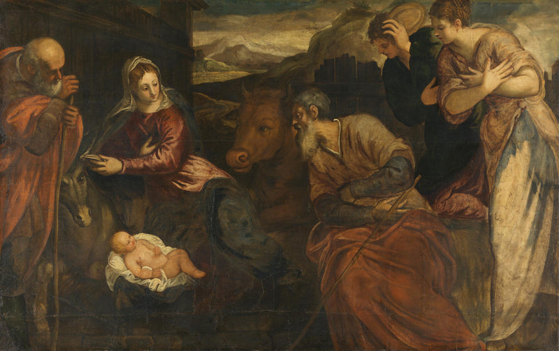 Adoración de los pastores - Jacopo Tintoretto