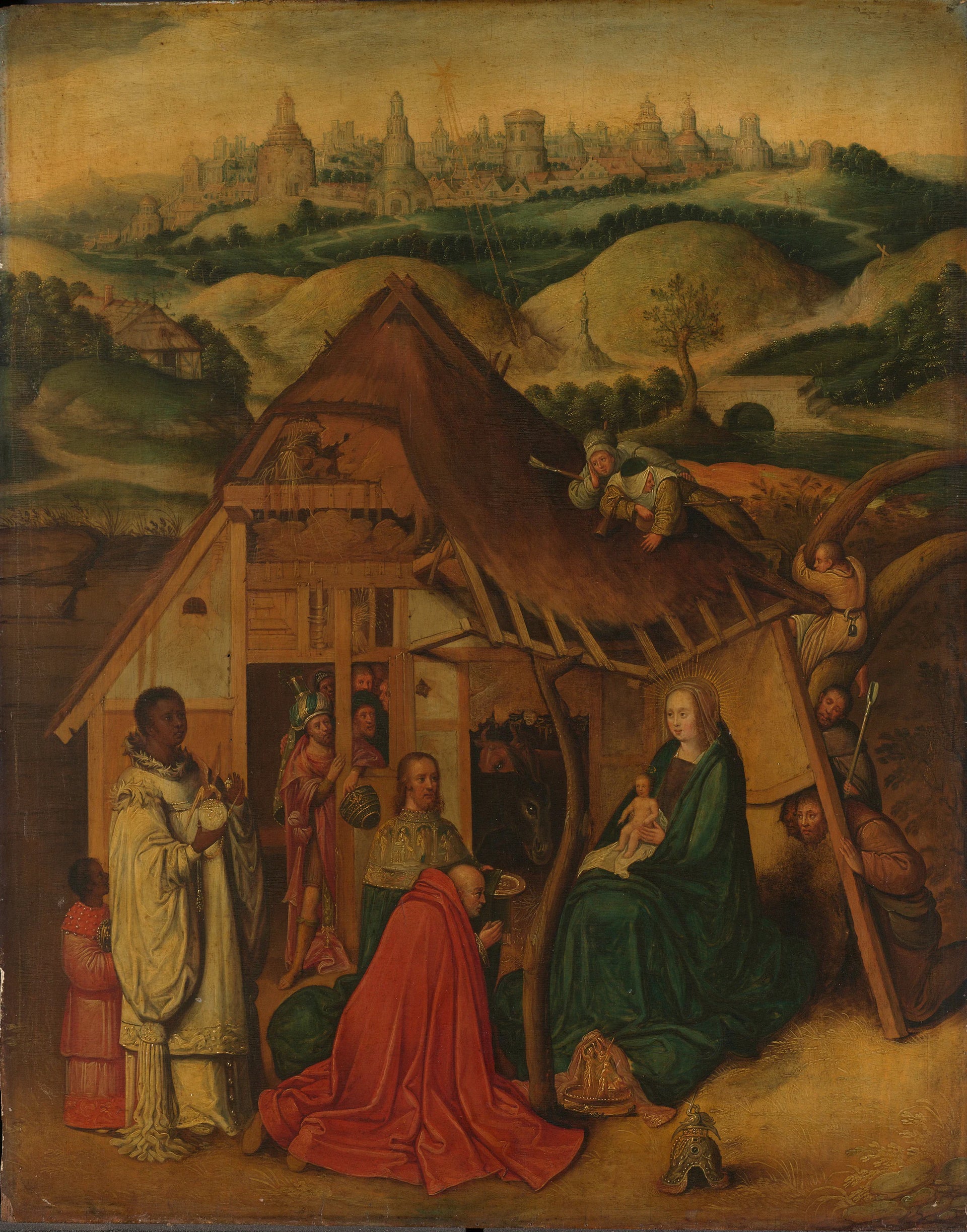 L'Adoration des Rois - Artiste inconnu du Rijksmuseum