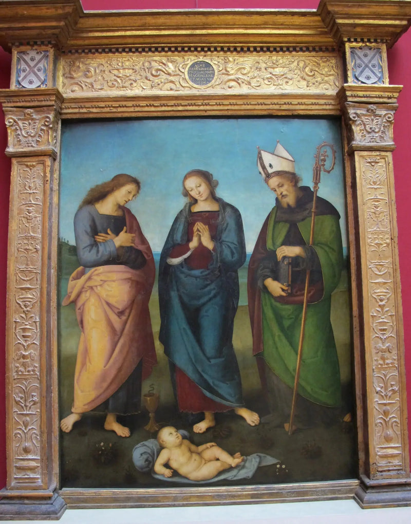 adoración del niño - Pietro Perugino