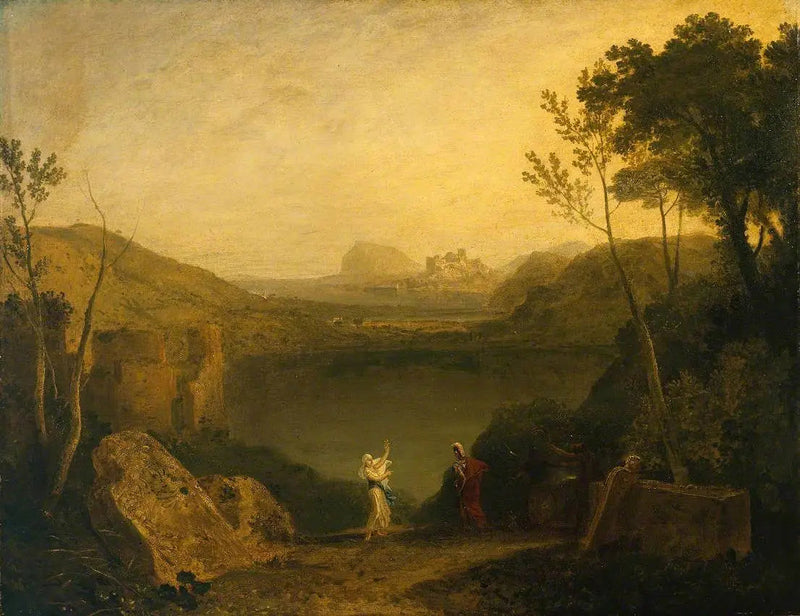 Eneas y la Sibila, Lago Averno - J. M. W. Turner