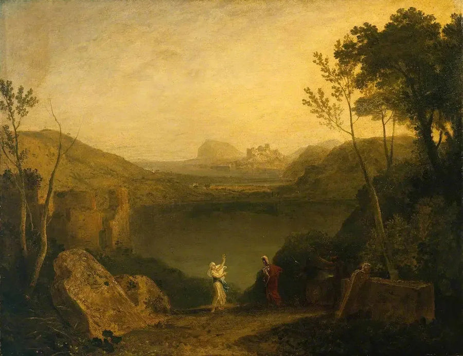 Eneas y la Sibila, Lago Averno - J. M. W. Turner