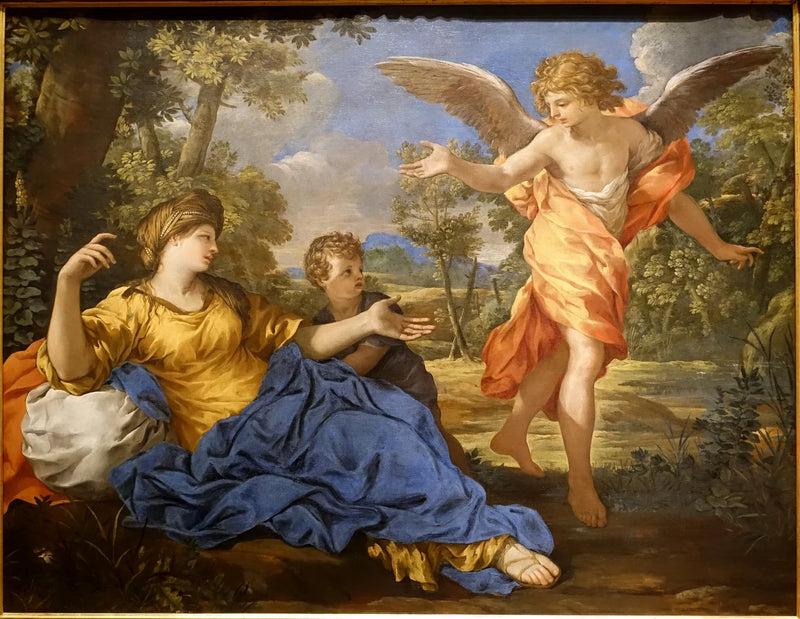 Agar y el ángel - Pietro da Cortona