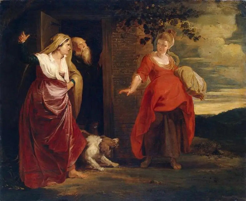 Agar abandona la casa de Abraham - Peter Paul Rubens