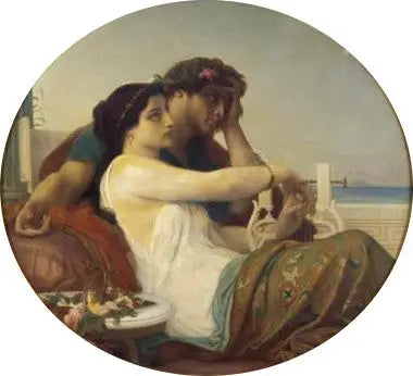 Aglaé y Bonifacio - Alexandre Cabanel