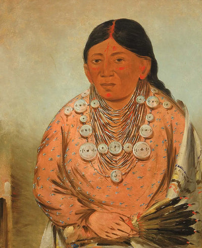 A’h-tee-wát-o-mee une femme - George Catlin - Alpha Reproduction