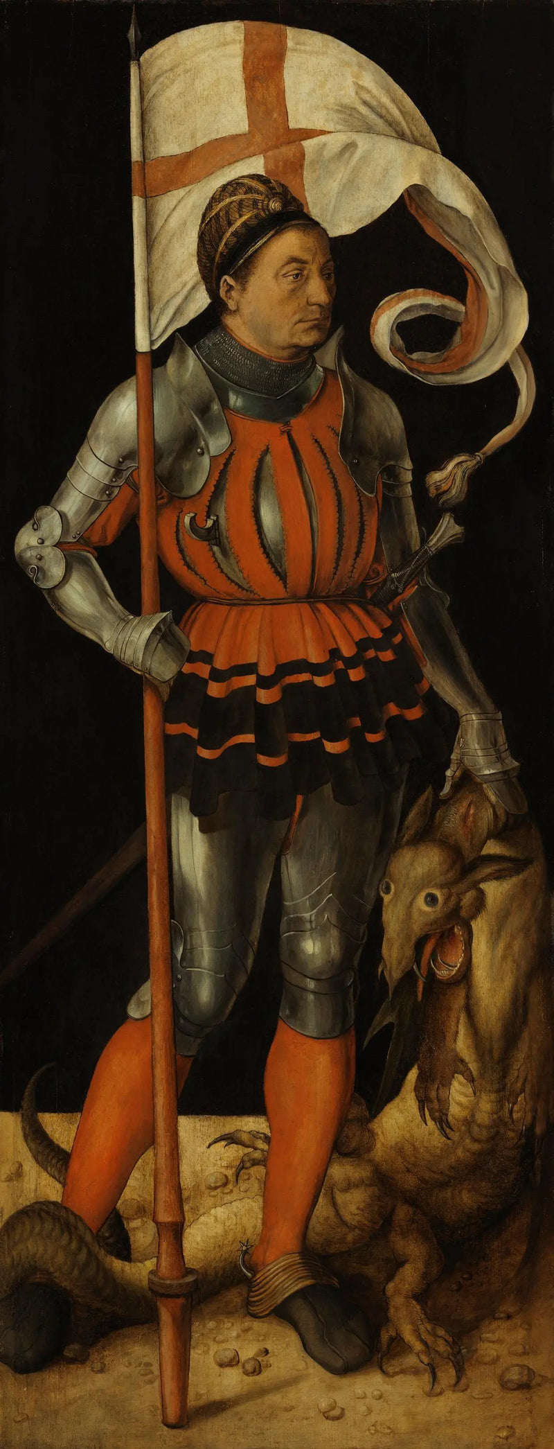 Stephan Paumgartner en saint Georges - Albrecht Dürer