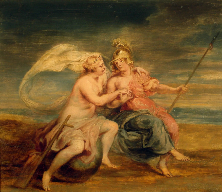 Alegoría de la Fortuna y la Virtud - Peter Paul Rubens