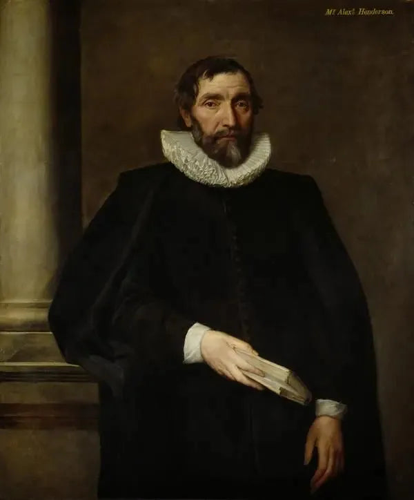Alexander Henderson, circa 1583 - 1646. Teólogo y diplomático presbiteriano - Antoine van Dyck