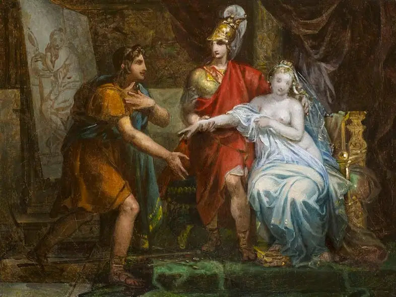 Alejandro Magno cediendo a Campaspe a Apelle - Charles Meynier