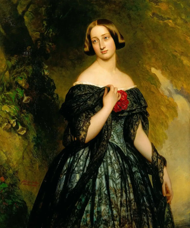Alexandrina, duquesa de Sajonia-Coburgo-Gotha (1820-1904) - Franz Xaver Winterhalter