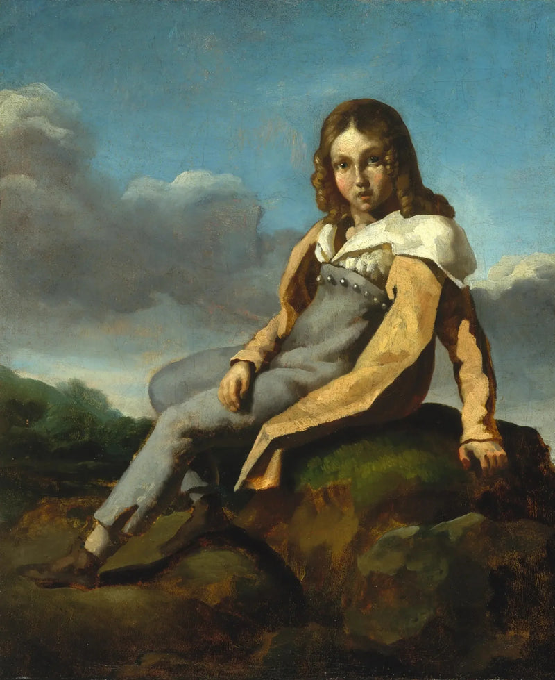 Alfred Dedreux (1810–1860) niño - Théodore Géricault