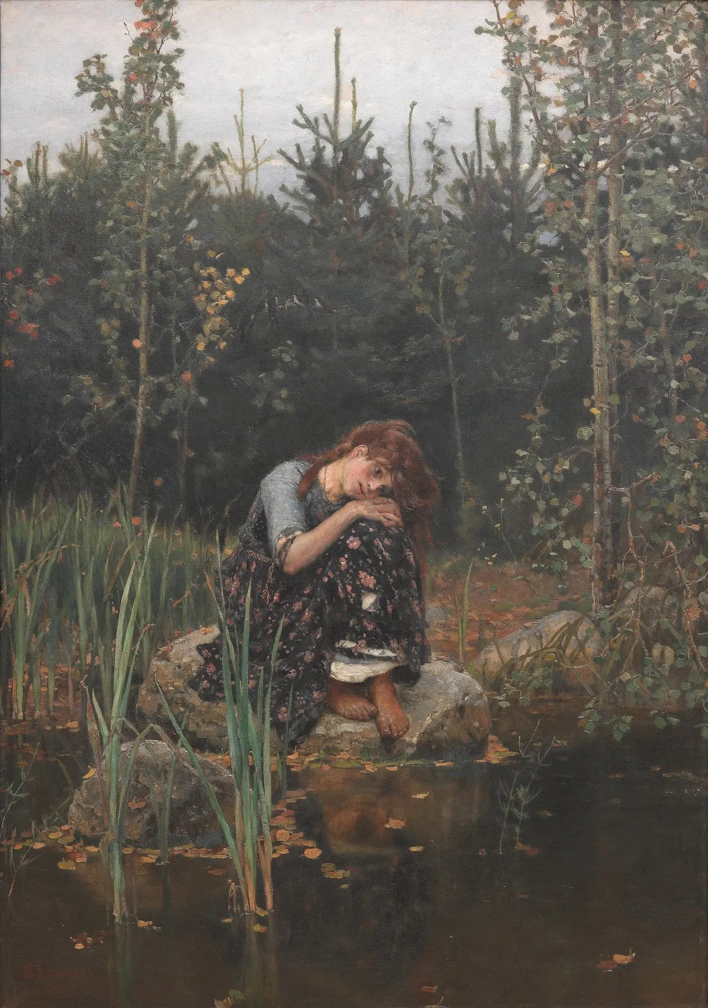 Alionouchka - Viktor Vasnetsov image 1 copie peinte à la main à l’huile
