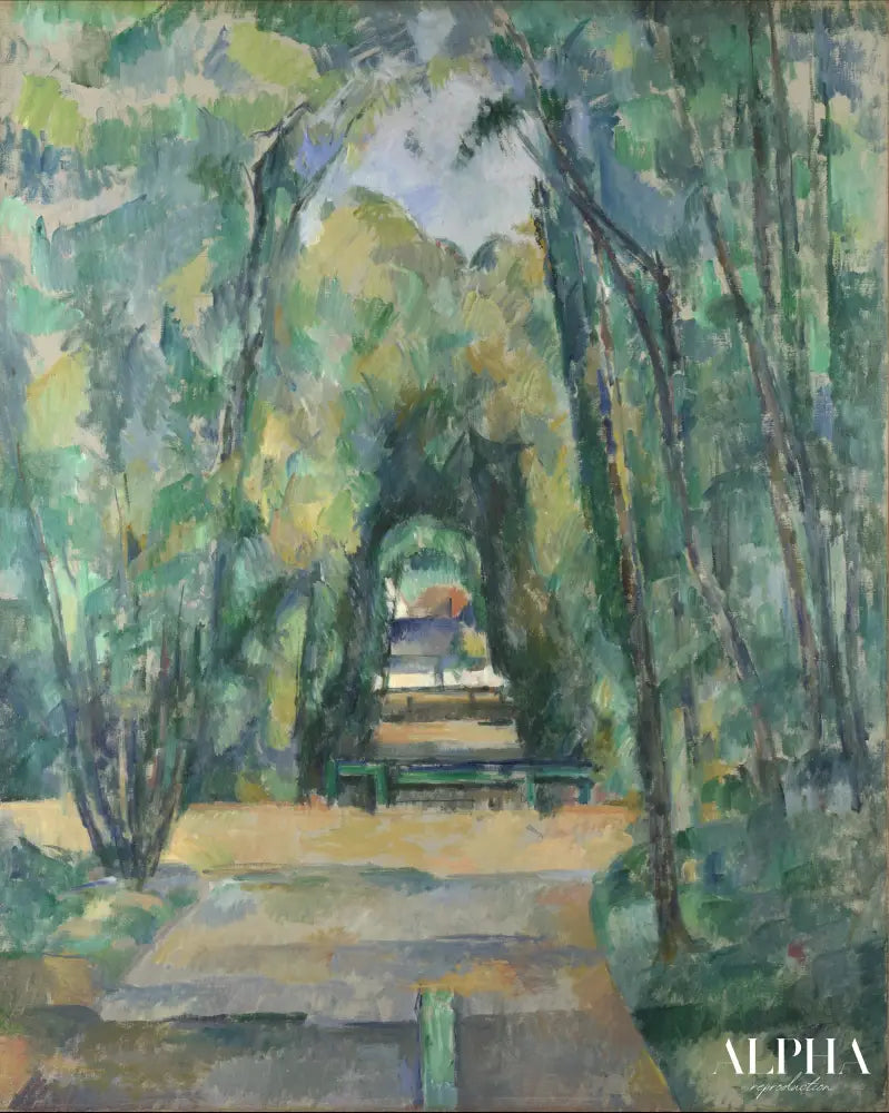 Allée à Chantilly - Paul Cézanne - Reproductions de tableaux et peintures haut de gamme