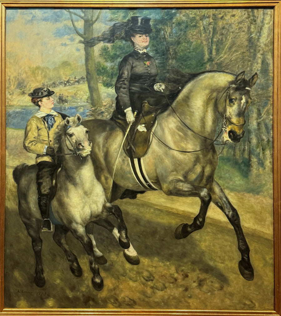 Allée cavalière au bois de Boulogne, 1873 – Renoir