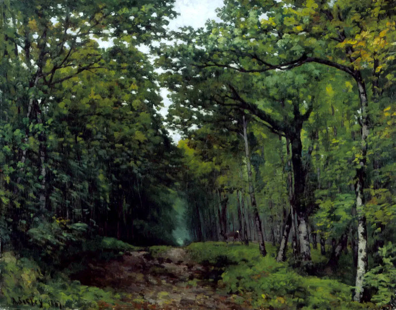 Avenida de castaños cerca de La Celle Saint-Cloud - Alfred Sisley