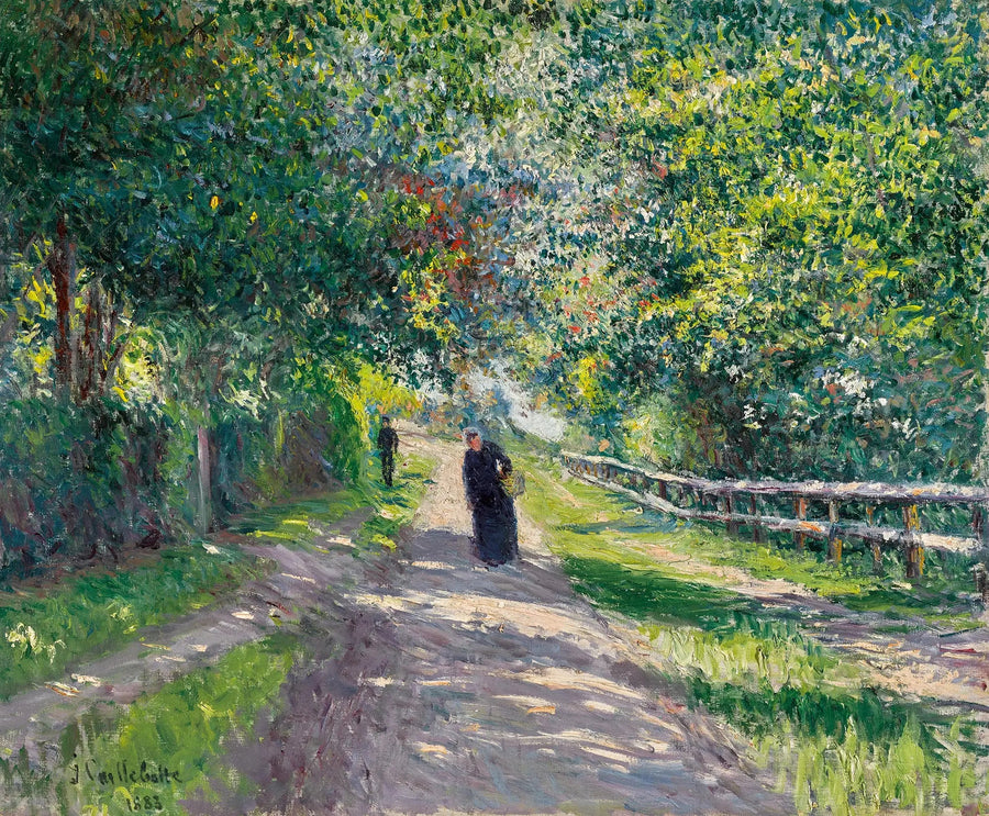 Paseo de la Villa de las Flores en Trouville - Gustave Caillebotte