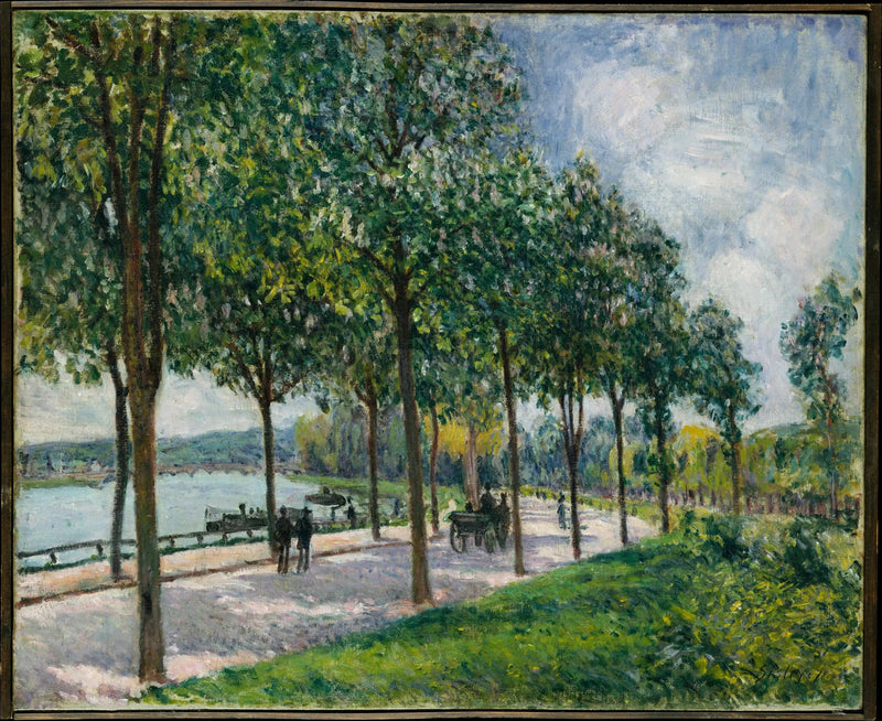 Avenida de los Castaños - Alfred Sisley