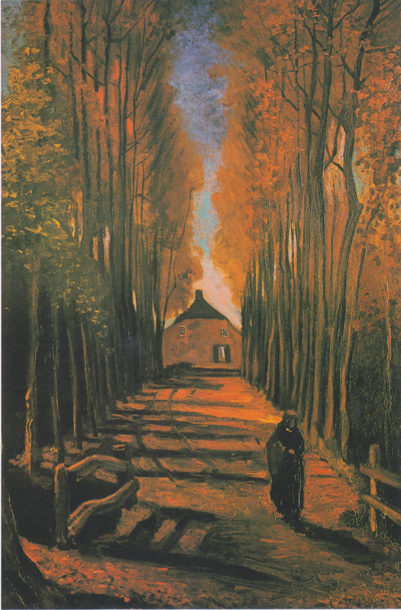 Paseo de los Álamos en Otoño - Vincent van Gogh