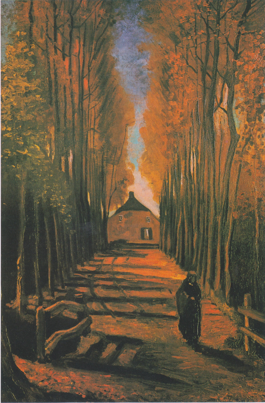 Paseo de los Álamos en Otoño - Vincent van Gogh
