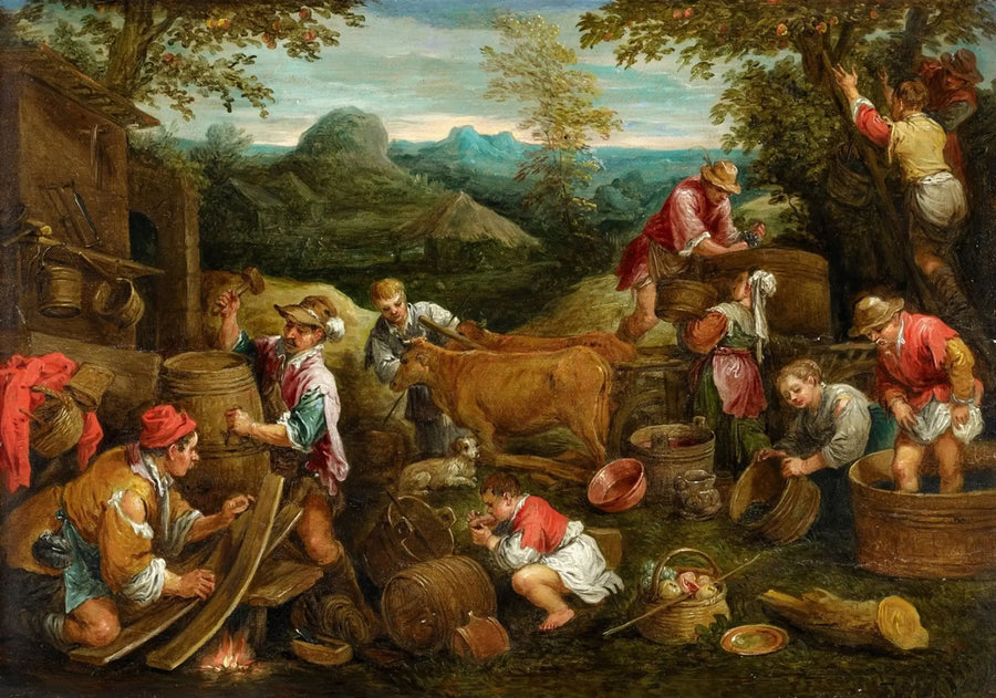 Alegoría del otoño - David Teniers el Joven