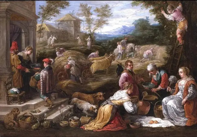 Alegoría del verano - David Teniers el Joven