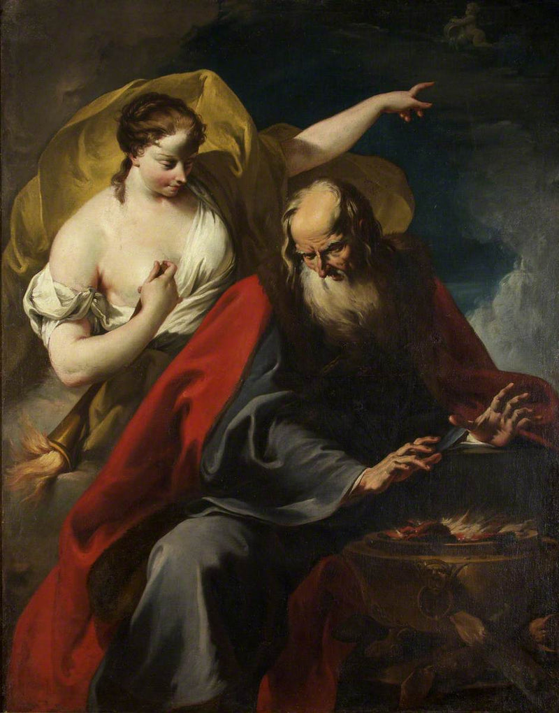Alegoría del invierno y del verano - Giovanni Battista Pittoni