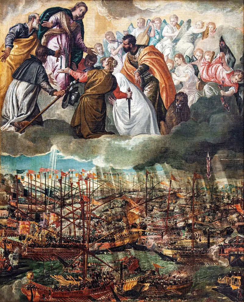 Alegoría de la Batalla de Lepanto - Paolo Veronese