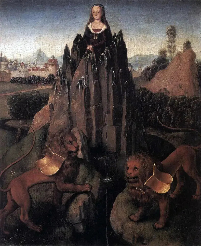 Alegoría de la castidad - Hans Memling